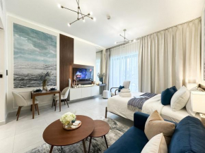 Trophy - Santorini Studio BurjKhalifa & Canal Views Sofa Bed